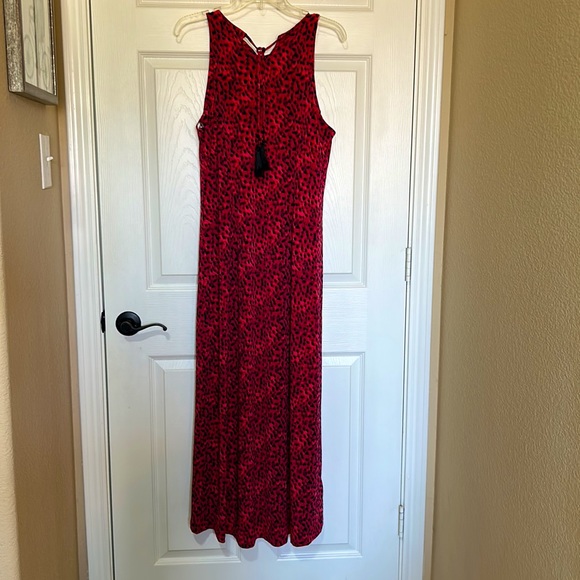 NWT Tommy Bahama Jasmina Lagoon Leopard Maxi Dress - Picture 7 of 8